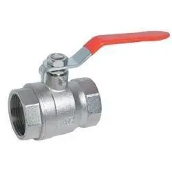 1/4-turn nickel-plated...