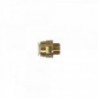 Conector simples macho Ø22 mm 3/4" BSP em latão