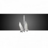 Âncora plana galvanizada - N°1 - comptoirnautique.com