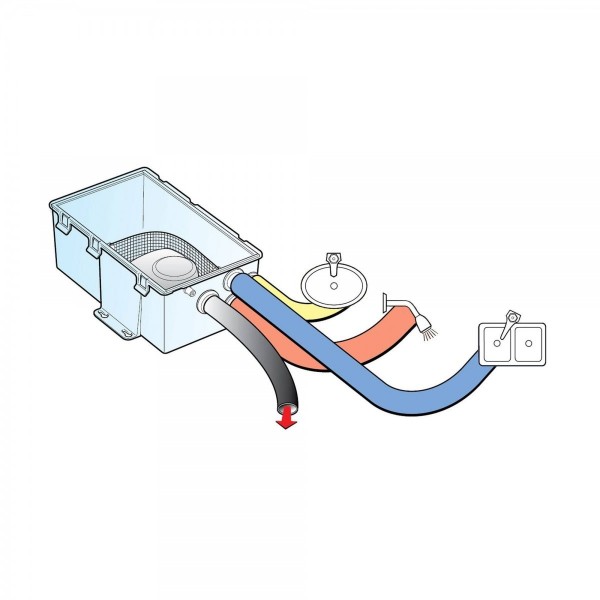 Coffret d'évacuation de douche MK2 - N°6 - comptoirnautique.com