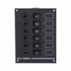 Genois -Schalttafel 12/24 V, 6 Schalter / 6 Schutzschalter - N°1 - comptoirnautique.com