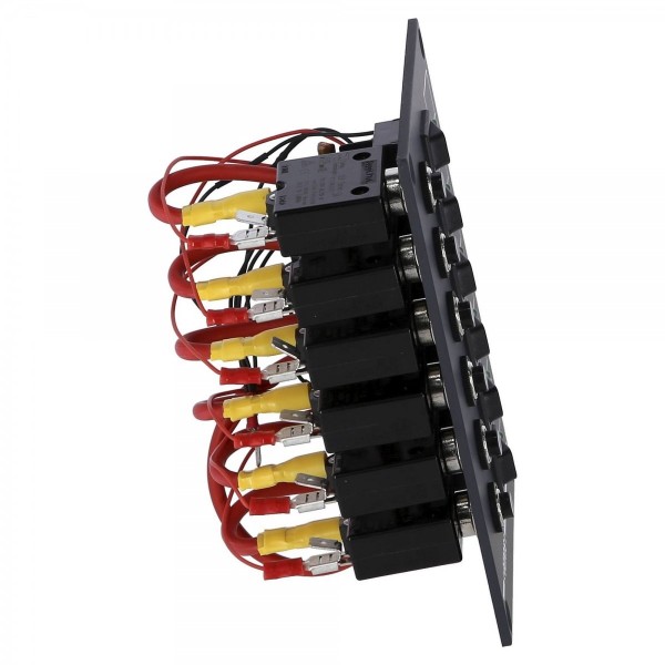 Genois -Schalttafel 12/24 V, 6 Schalter / 6 Schutzschalter - N°4 - comptoirnautique.com