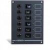 Genois -Schalttafel 12/24 V, 6 Schalter / 6 Schutzschalter - N°5 - comptoirnautique.com