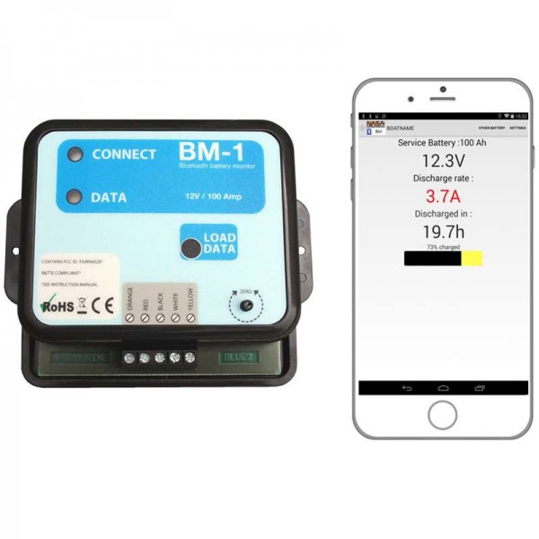 Gestionnaire de Batterie Bluetooth 12V BM-1BT - N°1 - comptoirnautique.com