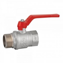 Nickel-plated brass valve,...