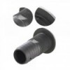 Pass-e com corpo reto e flange em aço inoxidável - N°3 - comptoirnautique.com
