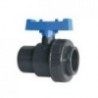 Blue plastic valves