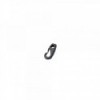 Black plastic carabiner - N°1 - comptoirnautique.com