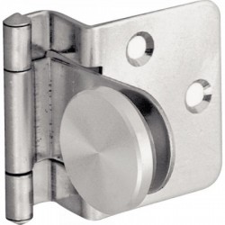 Charnière pour porte vitrée