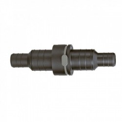 Nozzle with back--check...