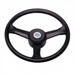 3-spoke black plastic...