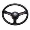 schwarzes 3-Speichen-Kunststofflenkrad d.320mm - N°1 - comptoirnautique.com