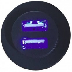 Schwarze 5-A-USB-Anschlüsse