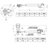 Vérin Hydraulique Linéaire 40ST16 - N°6 - comptoirnautique.com