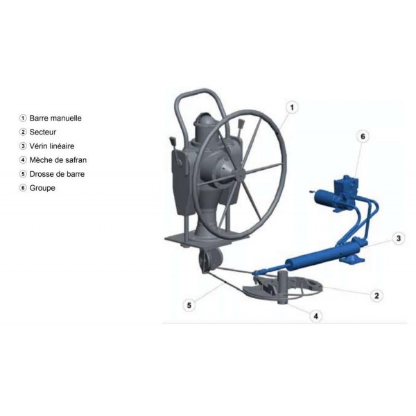 Vérin Hydraulique Linéaire 40ST16 - N°5 - comptoirnautique.com