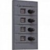 Cuadro eléctrico con interruptores