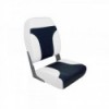 -, White/Blue, High-Back Folding Chair - N°1 - comptoirnautique.com