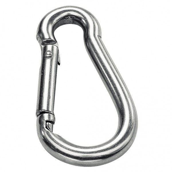 316 Stainless Steel Carabiners - N°3 - comptoirnautique.com