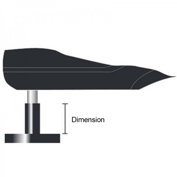 Piedestals de fixation pour pilote de barre franche - N°2 - comptoirnautique.com