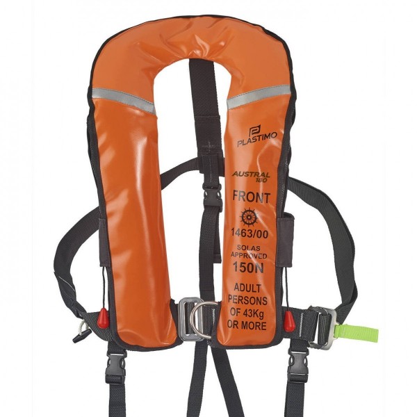 Chaleco salvavidas inflable Austral 180 N SOLAS - N°2 - comptoirnautique.com