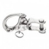 Moschettone per fune con girella e anello - N°1 - comptoirnautique.com