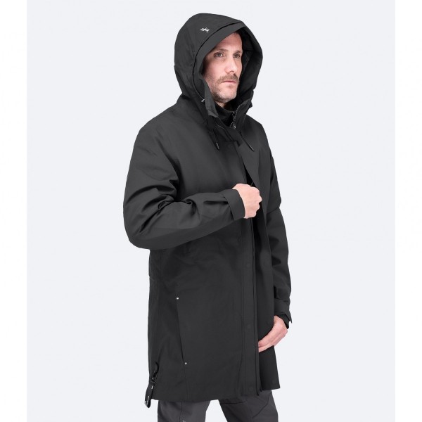 Schwarzer Herrenparka - N°3 - comptoirnautique.com