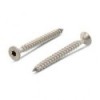 Spanplattenschraube mit versenktem Kopf, verstärkt, Torx-Antrieb -, durchgehendes Gewinde - N°1 - comptoirnautique.com