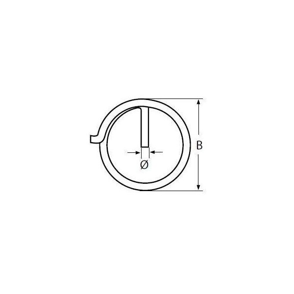 Anilla abierta A4 - N°2 - comptoirnautique.com