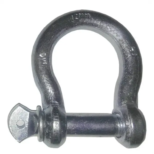 Manilles lyres galvanisées - N°2 - comptoirnautique.com