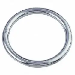Anneau rond soudé poli