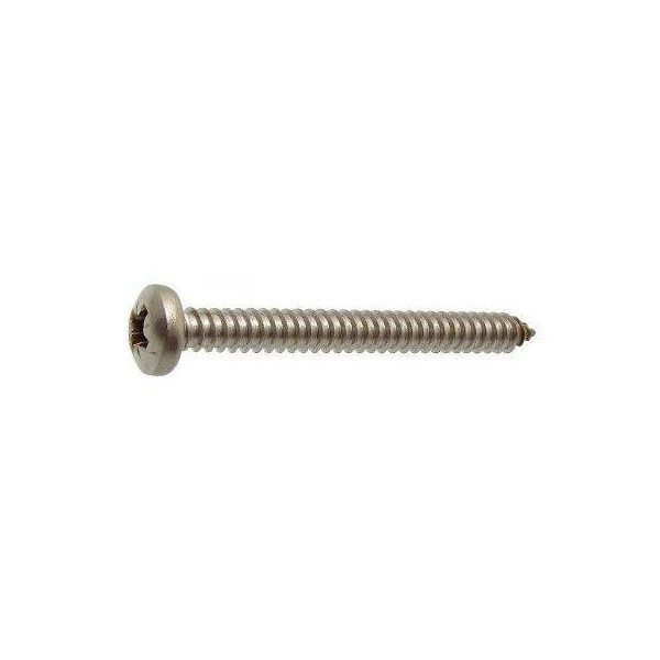 Vis tôle tête cylindrique large bombée cruciforme - N°2 - comptoirnautique.com