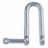 Long, straight, non-detachable shackle