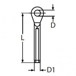 A4-Crimp-Augenendstück
