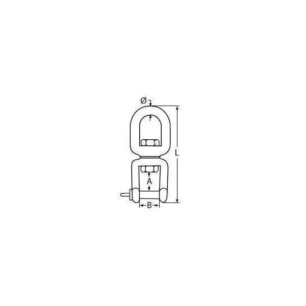 Émerillon œil/manille - N°2 - comptoirnautique.com