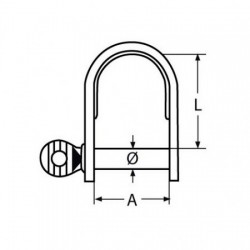 Anello piatto corto