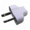 -, 6A Standard Polarized Plug, White - 