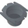 Adapterflansch (Außengewinde) für Lüftungskanal, Ø 75 mm