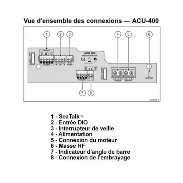 Motore Autopilot EV-400 - N°7 - comptoirnautique.com
