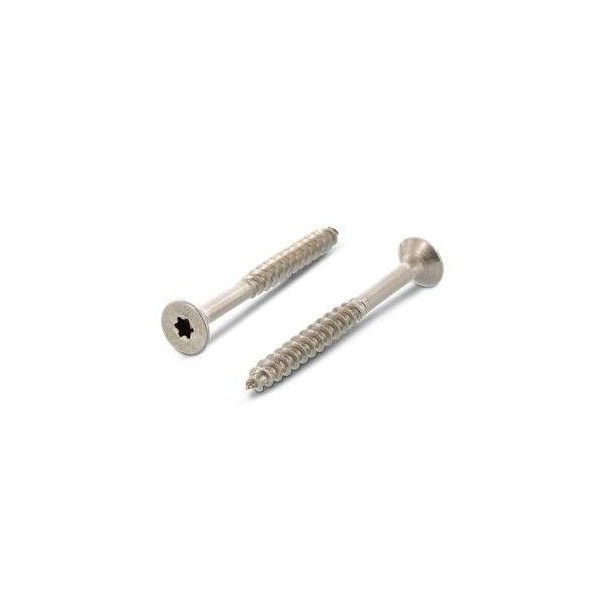 Spanplattenschraube mit versenktem Kopf, verstärkt, Torx-Antrieb -, durchgehendes Gewinde - N°4 - comptoirnautique.com