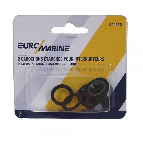 Gummikappe für Schalter „ - “, schwarz „ - “, 2er-Set - N°5 - comptoirnautique.com