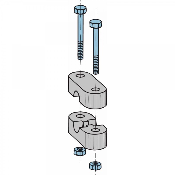 Rotule pour câble 33C - N°2 - comptoirnautique.com