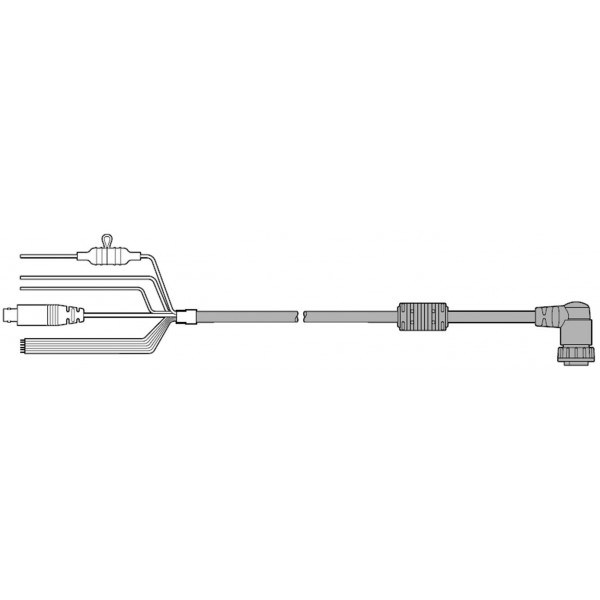 Câble d'alimentation coudé AXIOM Raymarine schéma - N°2 - comptoirnautique.com