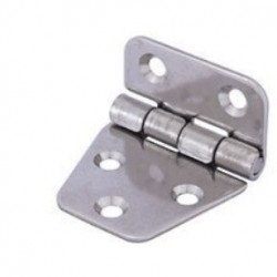Charnière semi-hexagonale inox