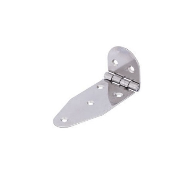Dobradiça semi-e oval em aço inoxidável - N°2 - comptoirnautique.com
