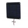 Solar panel for transmitter box