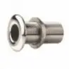 Passe-coque flush inox - fileté
