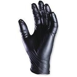 Schwarze Nitrilhandschuhe