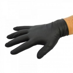 Guantes de nitrilo negros