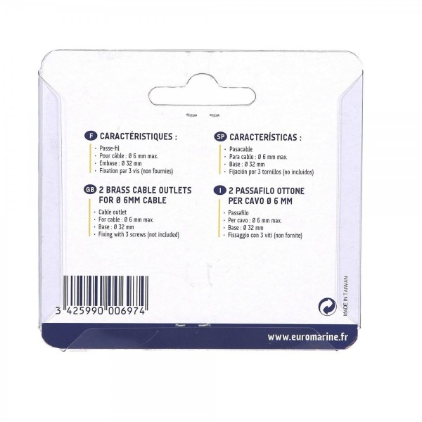 --wire chrome-plated brass cable - N°3 - comptoirnautique.com