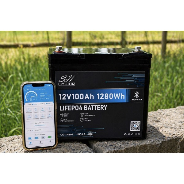 Batterie lithium LifePO4 12V 100A - N°5 - comptoirnautique.com